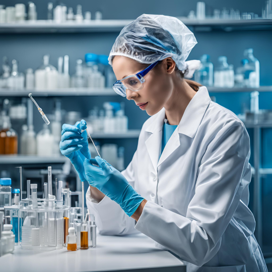 İlaç hazırlama esnasında kullanılan laboratuvar cihazları