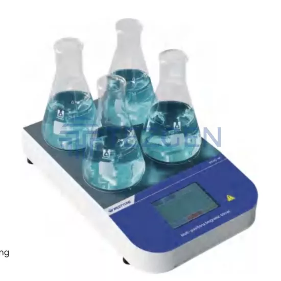 Çok Noktalı Dijital Manyetik Karıştırıcı MS-4P / 4PH / 6P / 6PH / 9P | West Tune