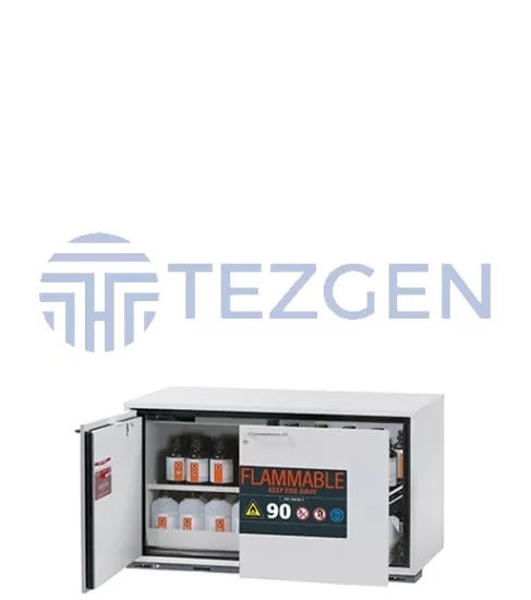 90 Dakika Yangına Dayanıklı Tezgah Altı Güvenlik Saklama Dolabı UB90.060.110.UL.ST | Asecos