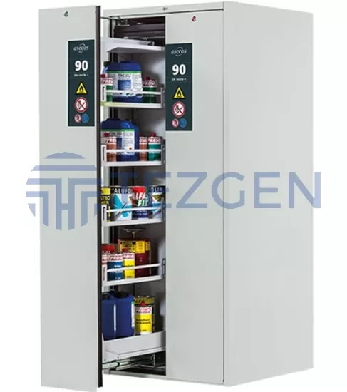 90 Dakika Yangına Dayanıklı Güvenlik Saklama Dolabı V90.196.081.VDAC:0012 | Asecos