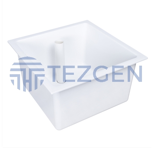 Laboratory Polypropylene Sink White