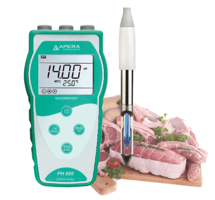 APERA PH850-MT Portable Meat pH Meter with LanSen®763 Electrode AI5545